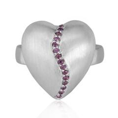 Anello in argento con Rodolite