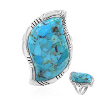 Anello in argento con Turchese Kingman Mohave Blu (Art of Nature)