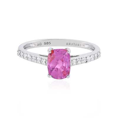 Anello in oro con Zaffiro Luc Yen (non riscaldato) (AMAYANI)