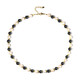 Collana in argento con Ematite Nera