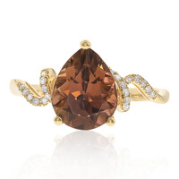Anello in oro con Tormalina Neon del Congo (Smithsonian)
