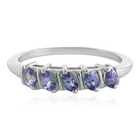 Anello in argento con Tanzanite