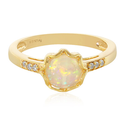 Anello in argento con Opale di Welo