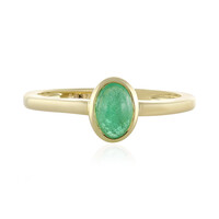 Anello in oro con Smeraldo Colombiano
