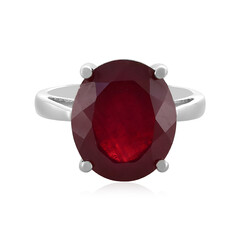 Anello in argento con Rubino del Madagascar