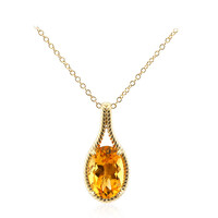Collana in argento con Citrino