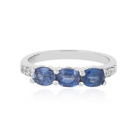 Anello in argento con Cianite