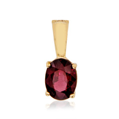 Ciondolo in oro con Spinello Rosso (CUSTODANA)