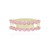 Anello in oro con Spinello Birmano Rosa (de Melo)