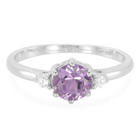 Anello in argento con Ametista Boliviana