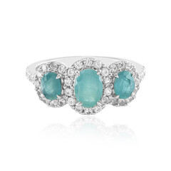 Anello in argento con Grandidierite
