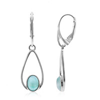 Orecchini in argento con Larimar