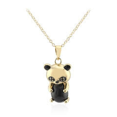 Collana in argento con Onice Nero