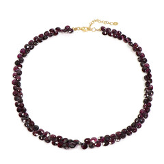Collana in argento con Granato Mozambico