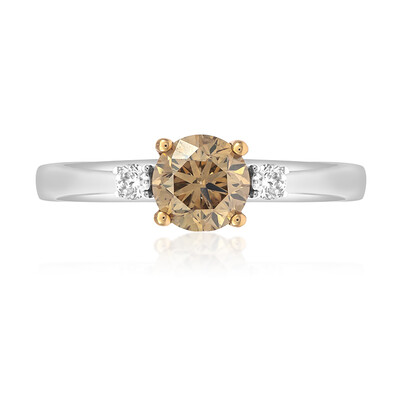 Anello in oro con Diamante Cioccolato SI2 (CIRARI)