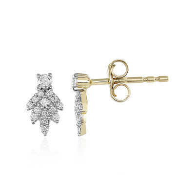 Orecchini in oro con Diamante Flawless (F) (LUCENT DIAMONDS)