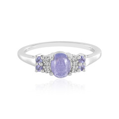 Anello in argento con Tanzanite