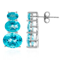 Orecchini in argento con Topazio Paraiba