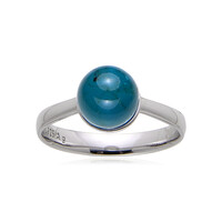 Anello in argento con Crisocolla