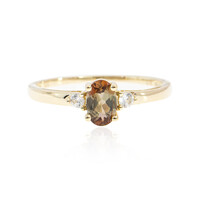Anello in oro con Andalusite