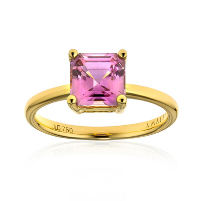 Anello in oro con Diasporo Rosa (AMAYANI)