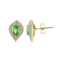 Orecchini in oro con Tsavorite della Tanzania (de Melo)