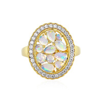 Anello in argento con Opale di Welo