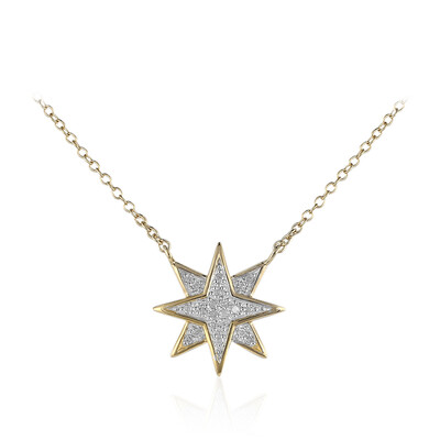 Collana in argento con Diamante I3 (I)