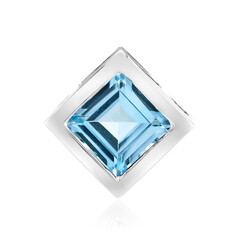 Ciondolo in argento con Topazio Blu Cielo