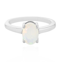 Anello in argento con Opale di Welo