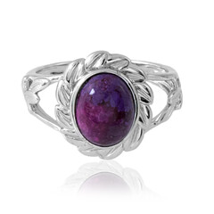 Anello in argento con Turchese Kingman Mohave Porpora