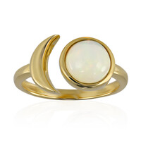 Anello in oro con Opale di Welo (Adela Gold)