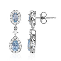 Orecchini in argento con Topazio Blu Cielo