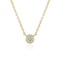 Collana in oro con Diamante Flawless (G) (de Melo)