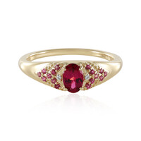 Anello in oro con Rubellite