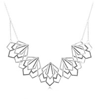 Collana in argento con Spinello Nero