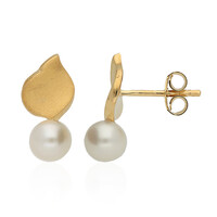 Orecchini in argento con Perla d'Acqua Dolce Bianca