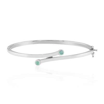 Bracciale in argento con Smeraldo Russo