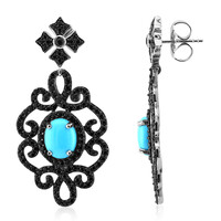 Orecchini in argento con Turchese Sleeping Beauty (Dallas Prince Designs)