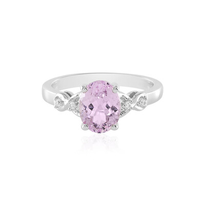 Anello in argento con Kunzite