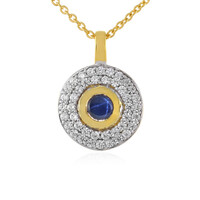 Collana in argento con Zaffiro Stellato Blu