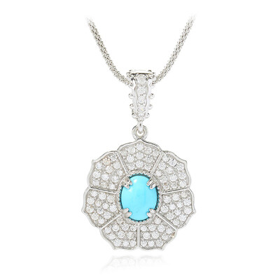 Collana in argento con Turchese Sleeping Beauty (Dallas Prince Designs)