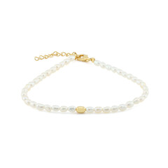 Bracciale in argento con Perla d'Acqua Dolce Bianca