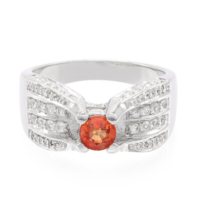 Anello in argento con Rubino Tramonto