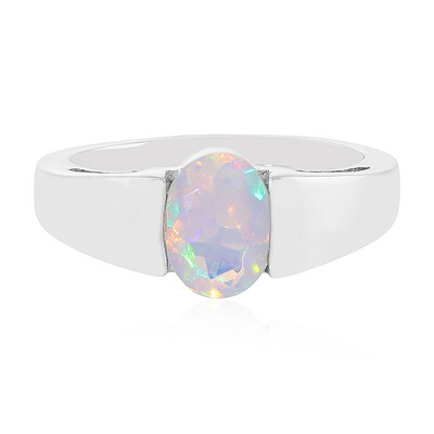 Anello in argento con Opale di Welo