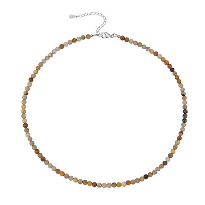 Collana in argento con Corallo Pietrificato