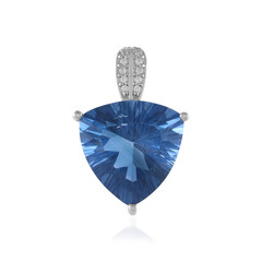 Ciondolo in argento con Fluorite Cangiante