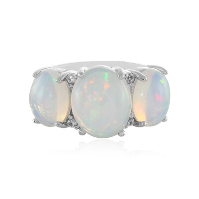 Anello in argento con Opale di Welo