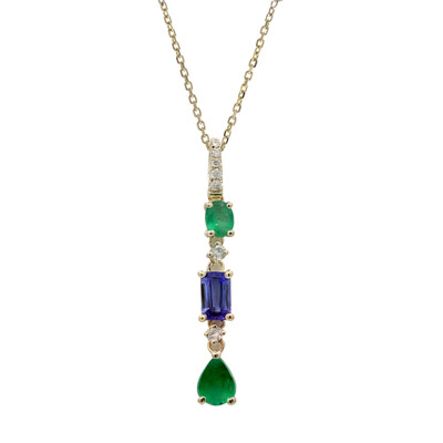 Collana in oro con Tanzanite AAA (CIRARI)
