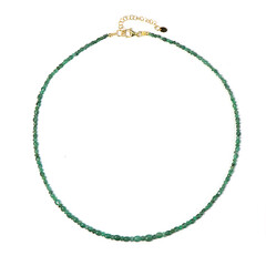 Collana in argento con Smeraldo Zambia